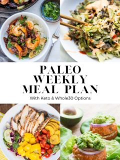 Paleo Meal Plan - Week 15 - a whole food centric meal plan with a grocery list designed to keep your workweek easy and nourishing.