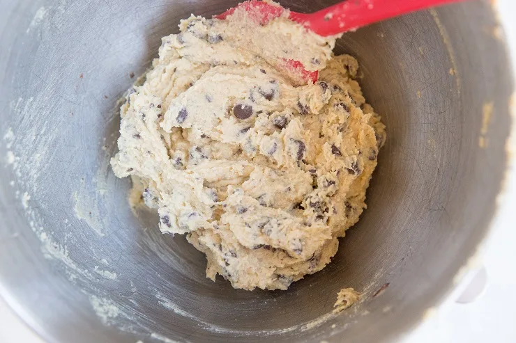 Paleo cookie dough in a bowl