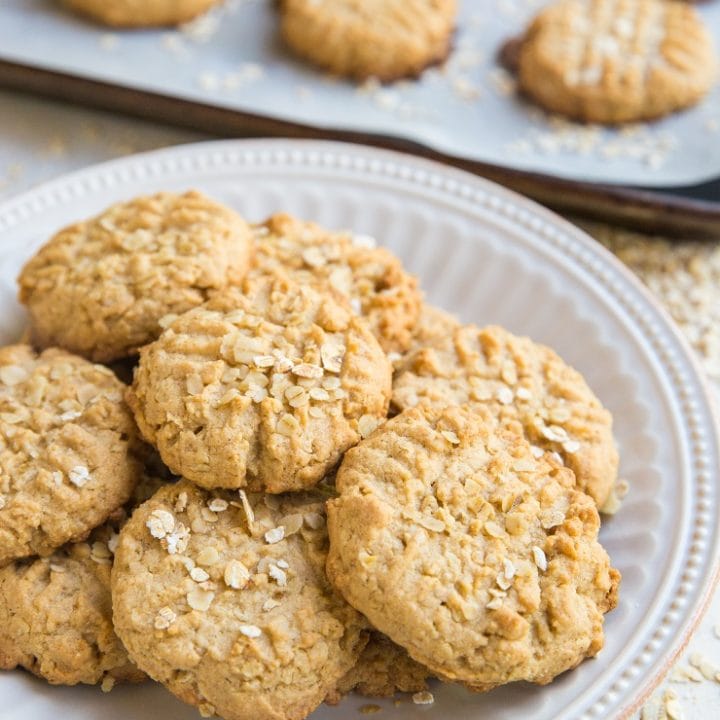 Gluten-Free Peanut Butter Oatmeal Cookies are the perfect combination of two classic favorites! Easy to make and loved by all, these flavorful cookies are a pure joy.
