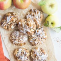 Baked Apple Fritters - gluten-free, dairy-free, refined sugar-free easy oven-baked apple fritters for a healthier take on the classic recipe