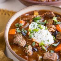 Best Steak Chili Recipe that is loaded with flavor and so easy to make. A healthy, hearty dinner recipe