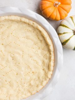 Easy Paleo Coconut Flour Pie Crust with a Keto Option