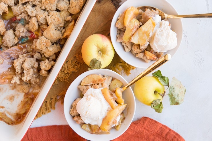 Vegan Gluten-Free Apple Cobbler