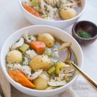 Instant Pot Chicken Stew - an easy, ultra comforting healthy dinner recipe ready in less than 30 minutes!