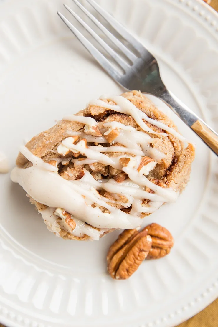 Vegan Gluten-Free Cinnamon Rolls - egg-free, dairy-free, refined sugar-free