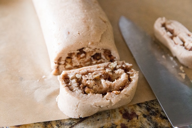 Cut roll shapes out of the dough