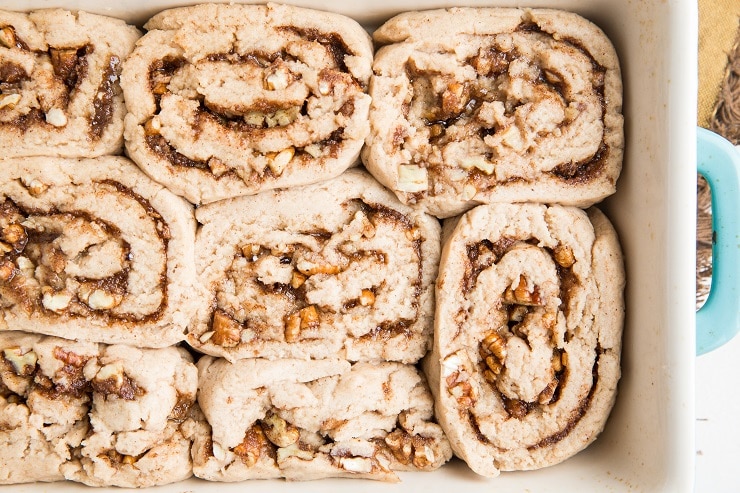Allow the cinnamon rolls to rest and rise some more