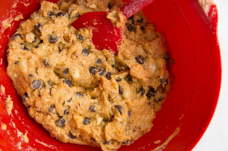 Pumpkin banana bread batter