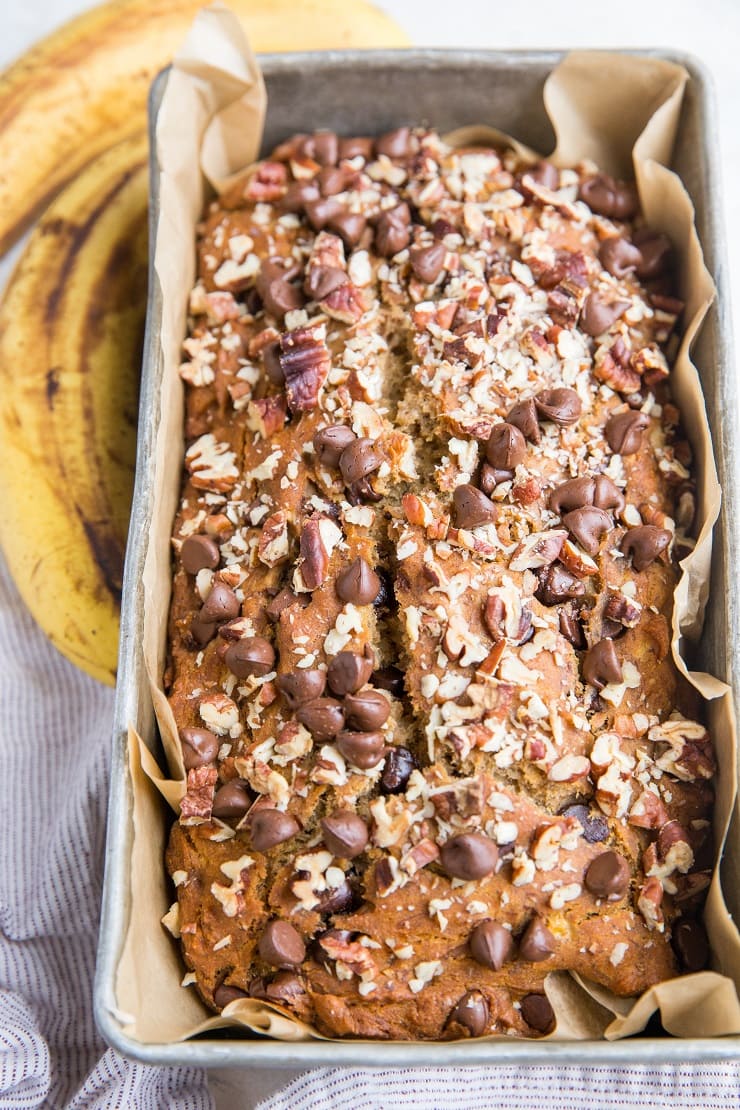 Bake the banana bread at 350 for 50 minutes