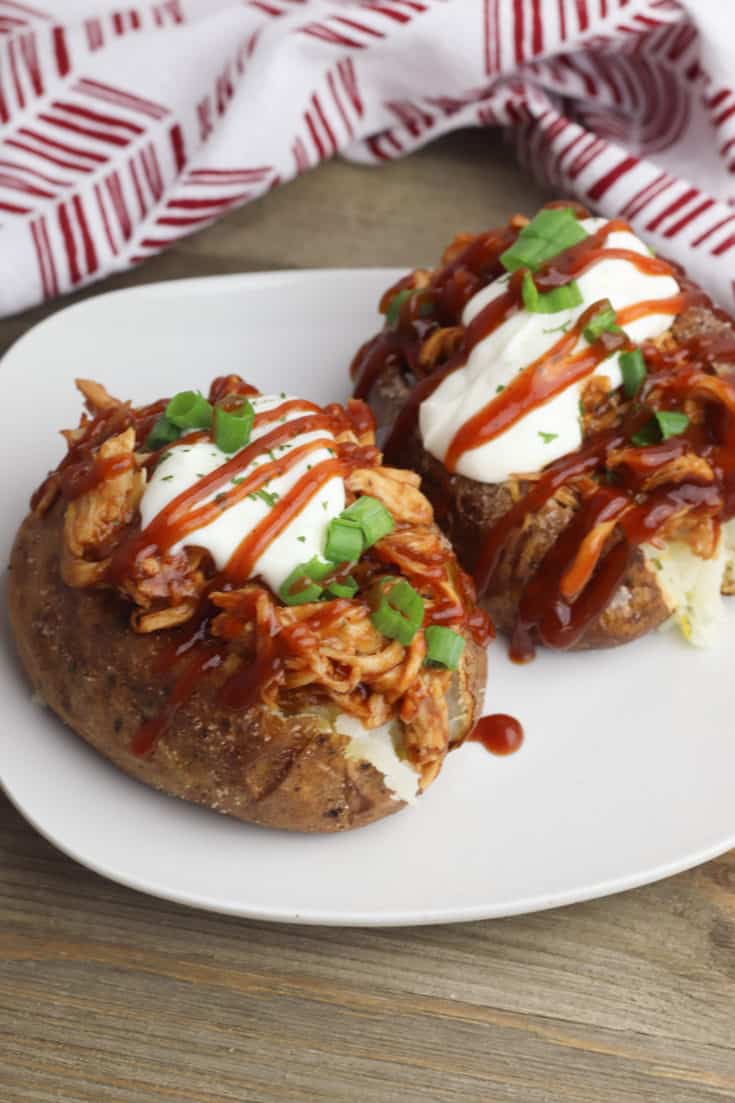 BBQ Turkey Stuffed Potatoes