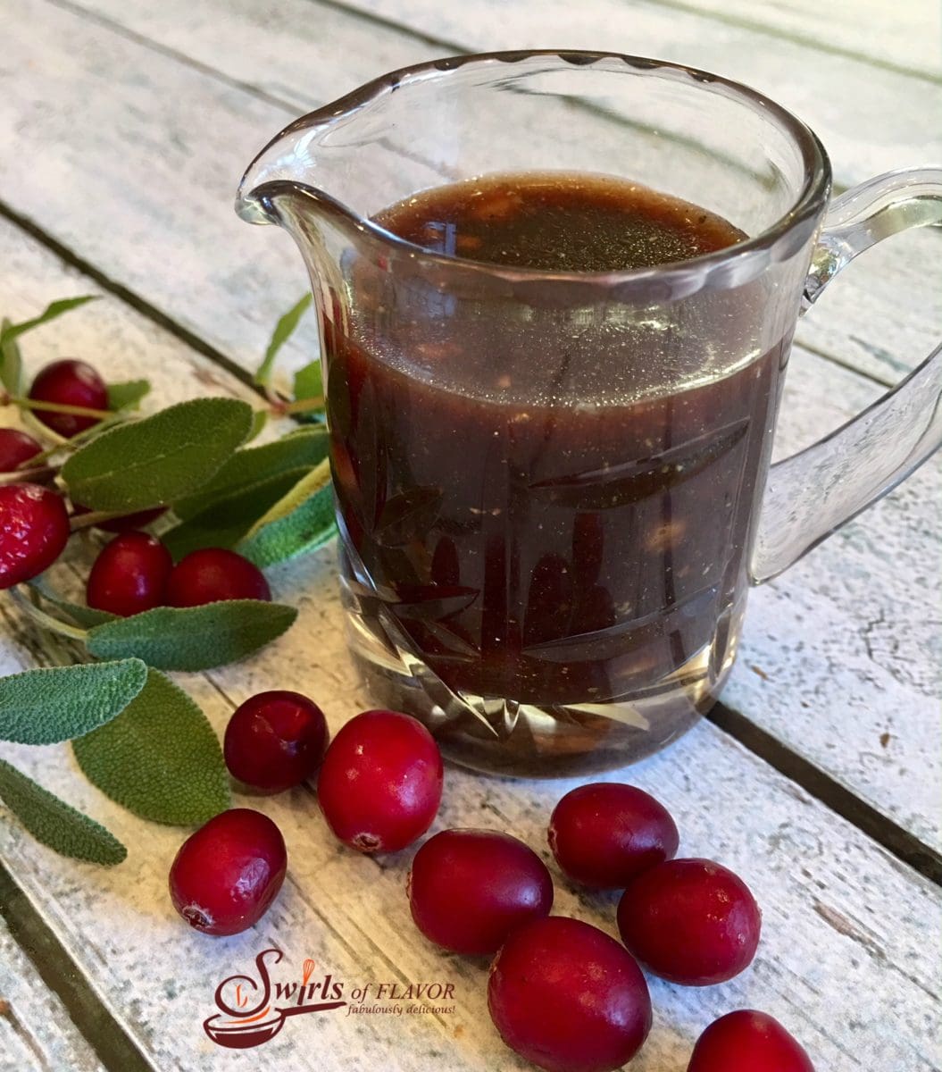 Cranberry Maple Vinaigrette from Swirls of Flavor