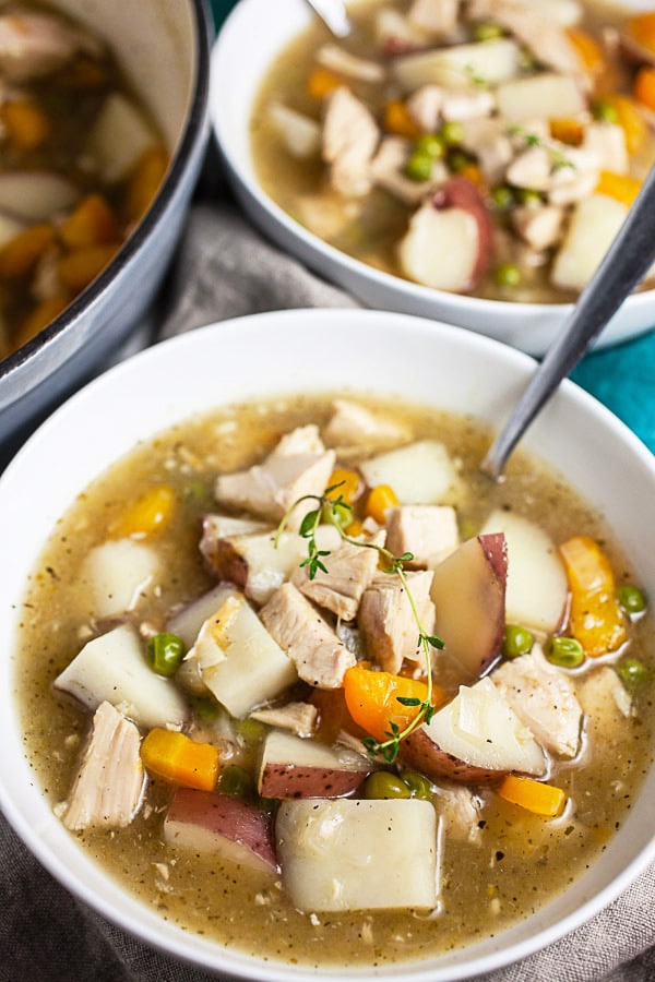 Turkey Stew using leftover Thanksgiving turkey