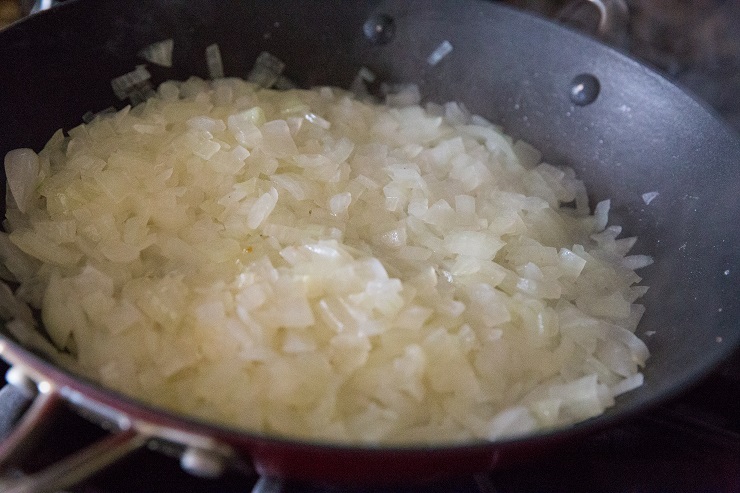Sauté the the onions for caramelized onions