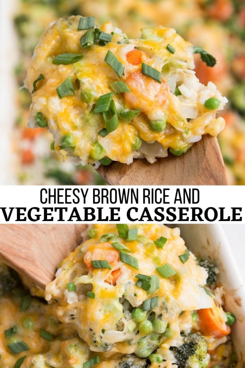 Cheesy Brown Rice and Vegetable Casserole is a hearty, flavorful side dish perfect for weeknight eating or entertaining guests