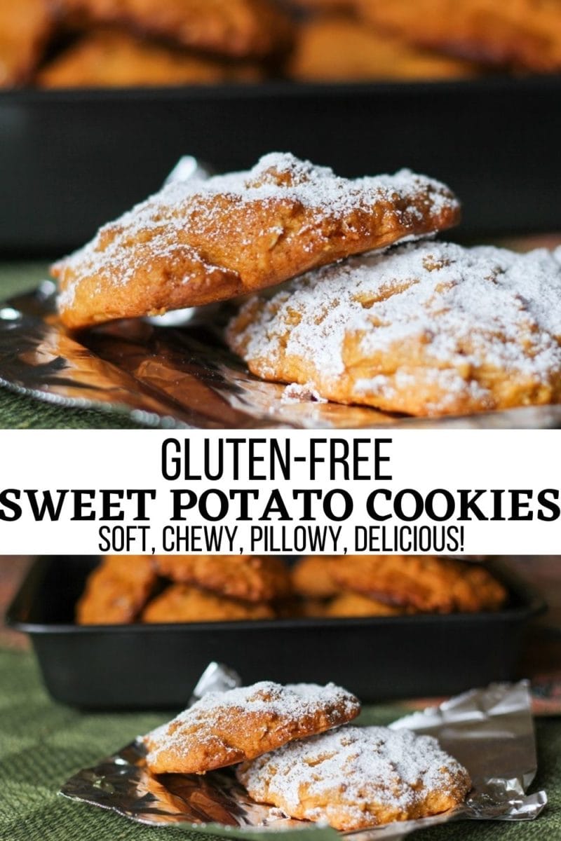 Gluten-Free Sweet Potato Cookies - soft, chewy, delicious sweet potato ginger cookies that taste fresh and cozy! A lovely treat for breakfast.