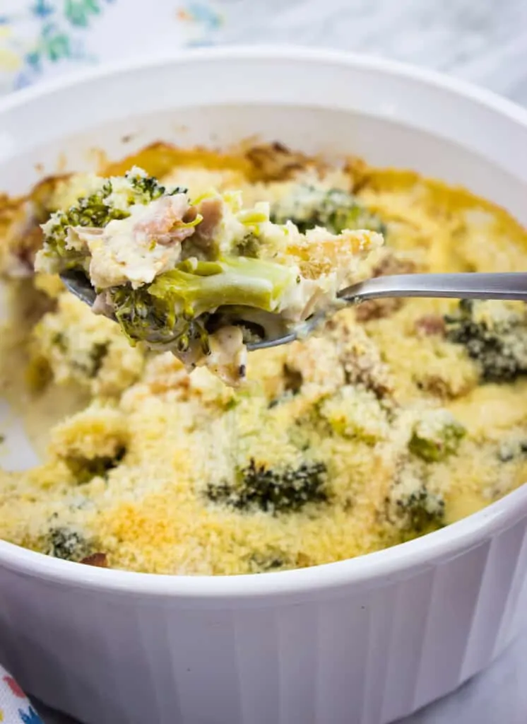 Keto Turkey Broccoli Casserole