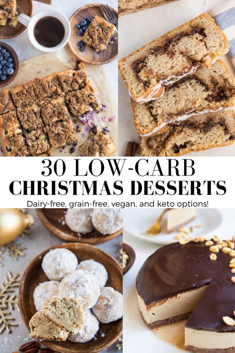 Keto Christmas Dessert Recipes - low-carb holiday desserts made grain-free, dairy-free, sugar-free. Wildly delicious and healthier!