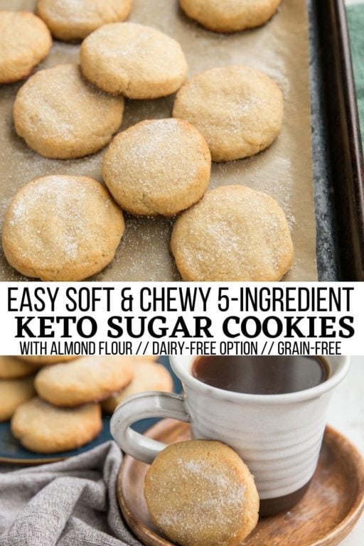 Keto Sugar Cookies with Almond Flour - The Roasted Root