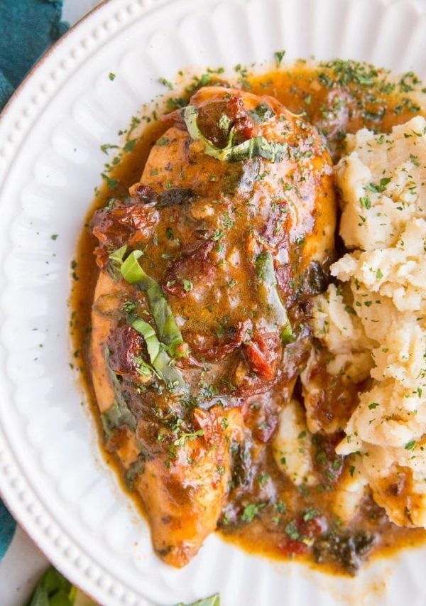 Baked Creamy Sun-Dried Tomato Chicken - dairy-free, gluten-free, paleo, whole30, delicious