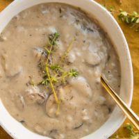 Dairy-Free Cream of Mushroom Soup - gluten-free, thick, rich and delicious. perfect for replacing canned cream of mushroom soup