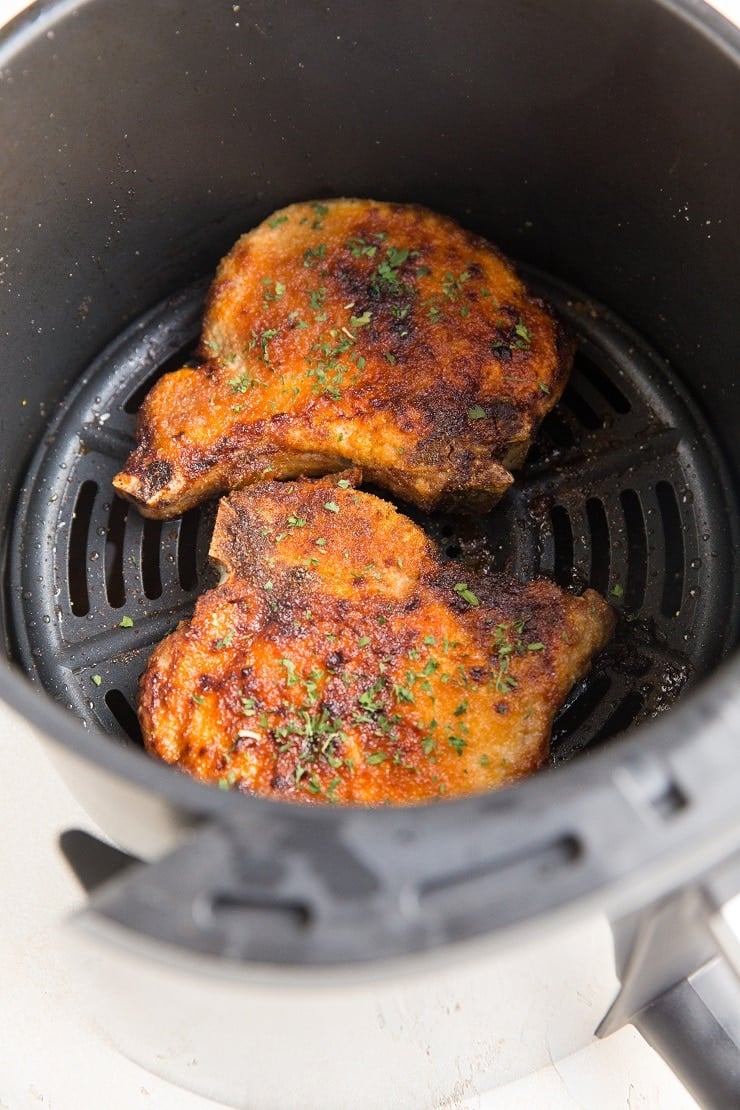 The easiest, most delicious Pork Chops in the Air Fryer