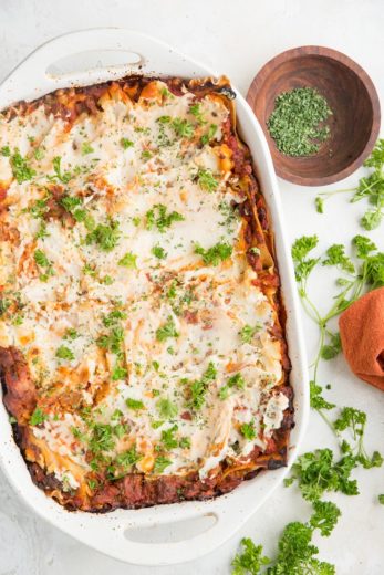 Dairy-Free Gluten-Free Lasagna - The Roasted Root