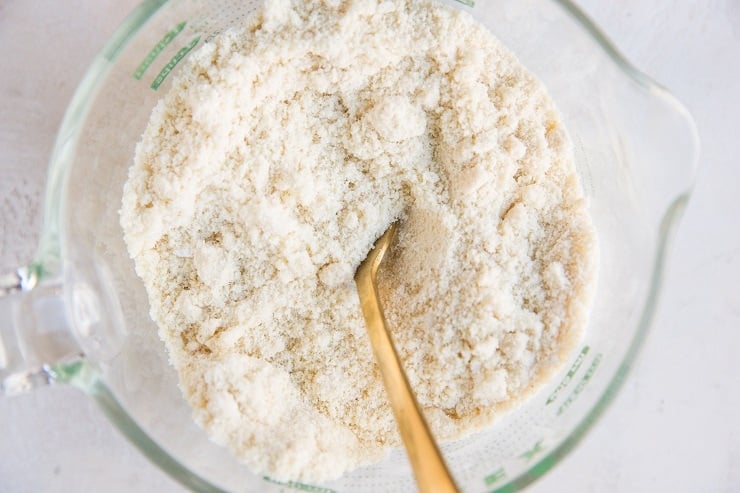 Stir together the dry ingredients in a bowl