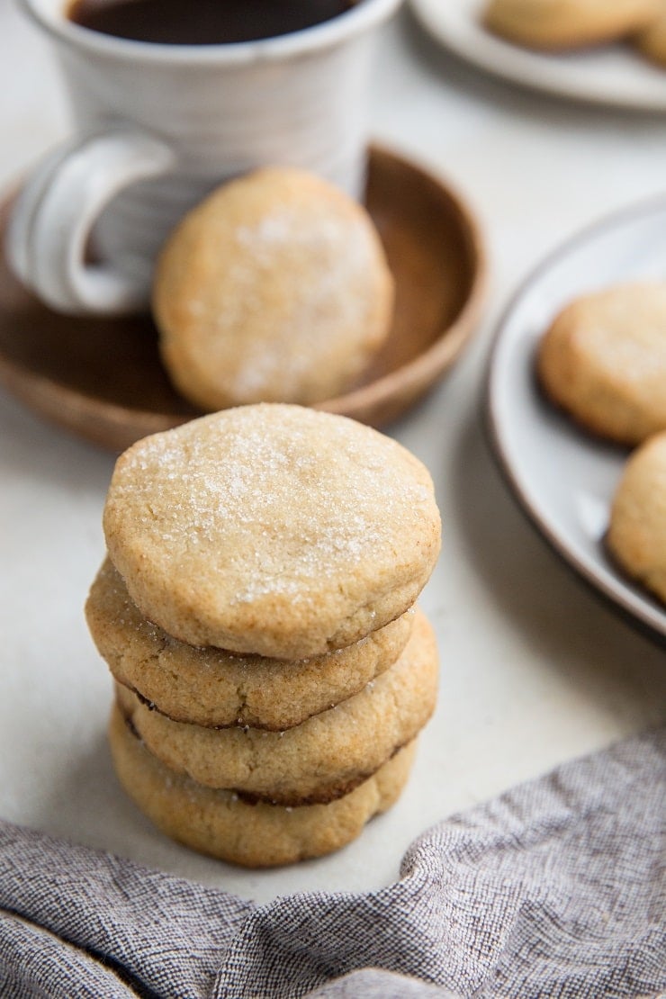 Sugar-Free Keto Almond Flour Sugar Cookies - soft, chewy, few ingredients!