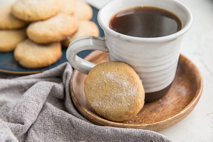 Sugar-Free Sugar Cookies made with almond flour