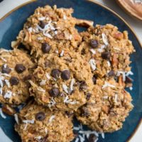 No-Bake Kitchen Sink Cookies with 6 ingredients. Vegan, gluten-free, refined sugar-free, and healthy