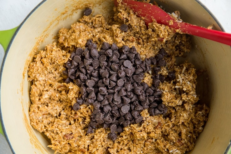 Stir in the chocolate chips