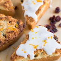 Paleo Vegan Cranberry Orange Scones - grain-free, refined sugar-free, dairy-free and delicious