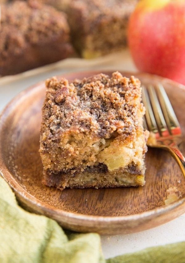 Paleo Apple Coffee Cake - grain-free, refined sugar-free, dairy-free, moist and delicious!