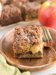 Paleo Apple Coffee Cake - grain-free, refined sugar-free, dairy-free, moist and delicious!