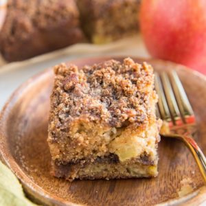 Paleo Apple Coffee Cake - grain-free, refined sugar-free, dairy-free, moist and delicious!