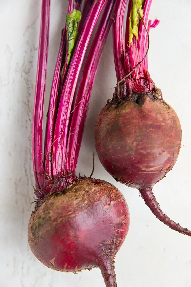 Red beet roots