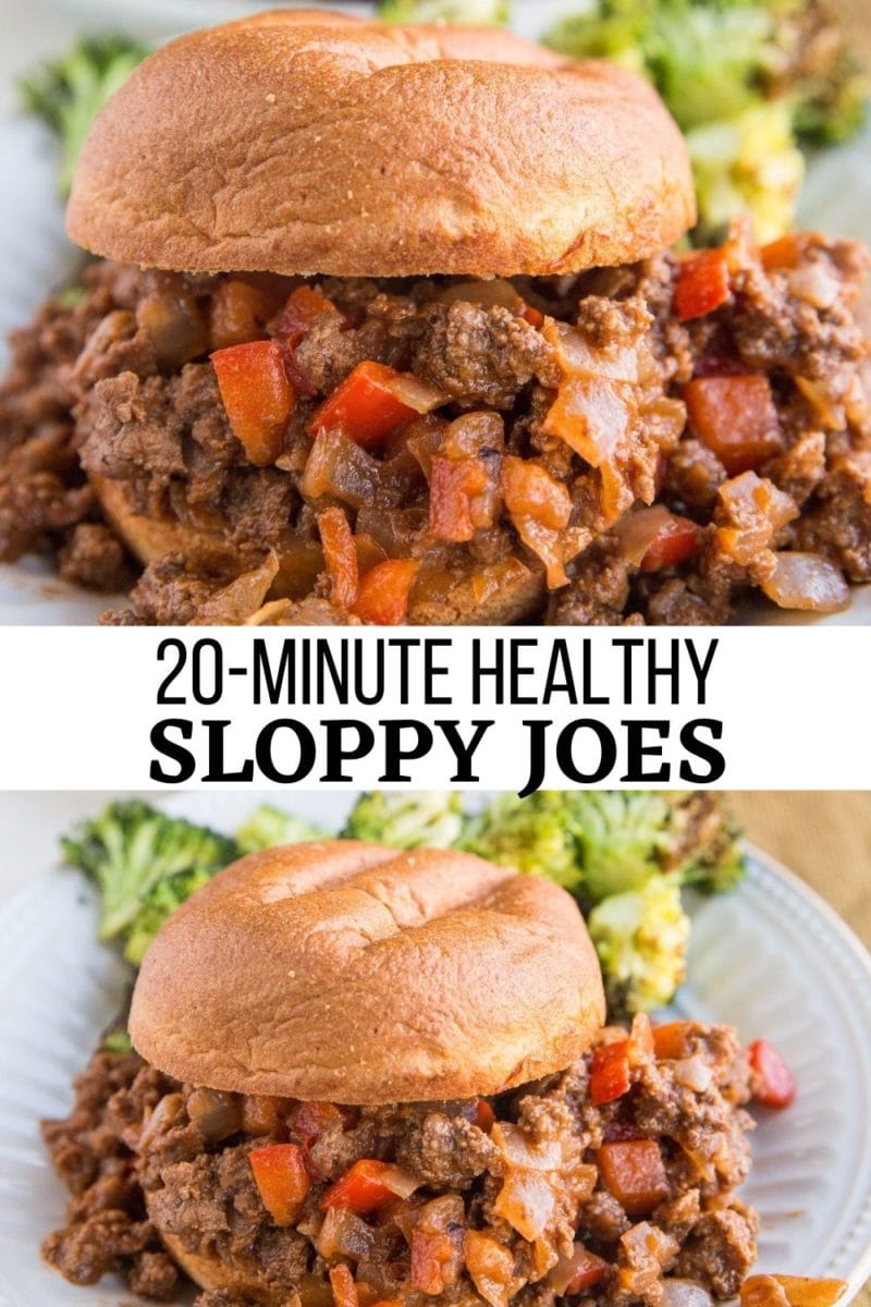 Pinterest collage for sloppy joes