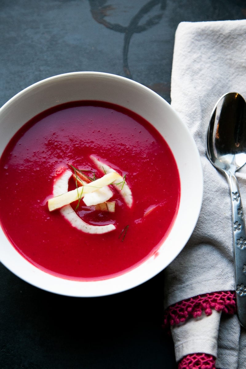 Creamy Beet Soup - Paleo, whole30, healthy! + Paleo Meal Plan