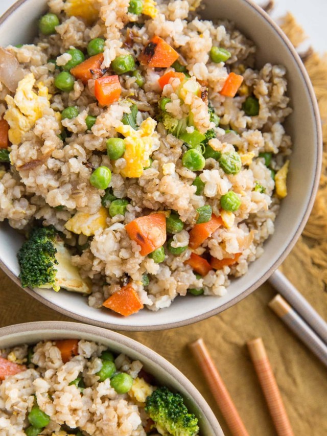 VEGETABLE FRIED RICE STORY