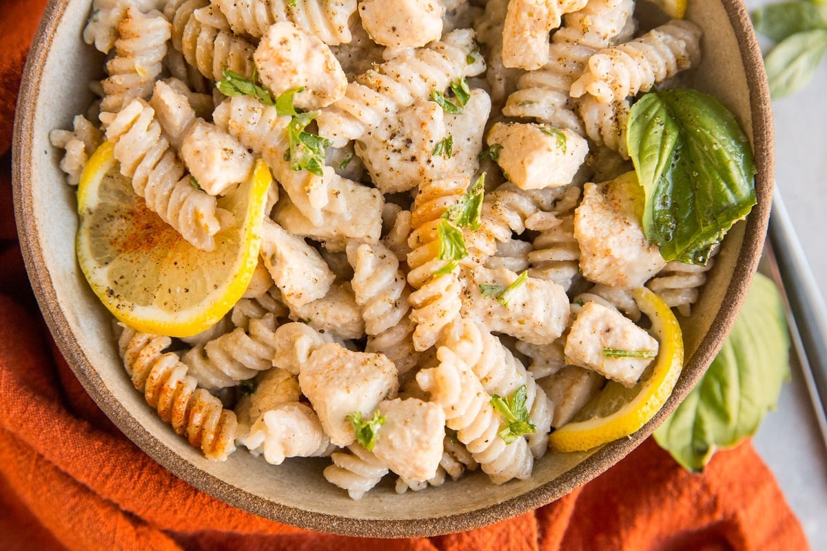 Easy 30-Minute Creamy Chicken Pasta - gluten-free, dairy-free, easy pasta recipe for any night of the week!