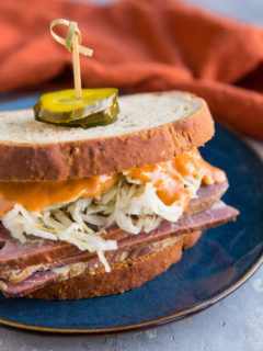 Homemade Pastrami recipe and a homemade hot pastrami sandwich