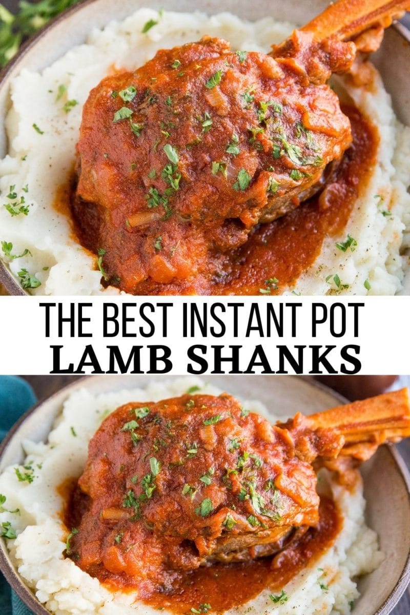 The BEST Instant Pot Lamb Shanks that are fall-off-the-bone tender and delicious!