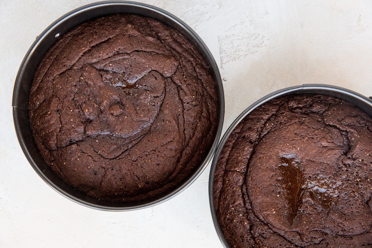 Allow the brownies to cool completely after they are out of the oven.