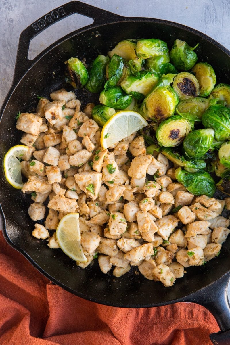 Lemon Garlic Chicken Bites - a high-protein appetizer, snack, or main dish! So easy to make and full of flavor.