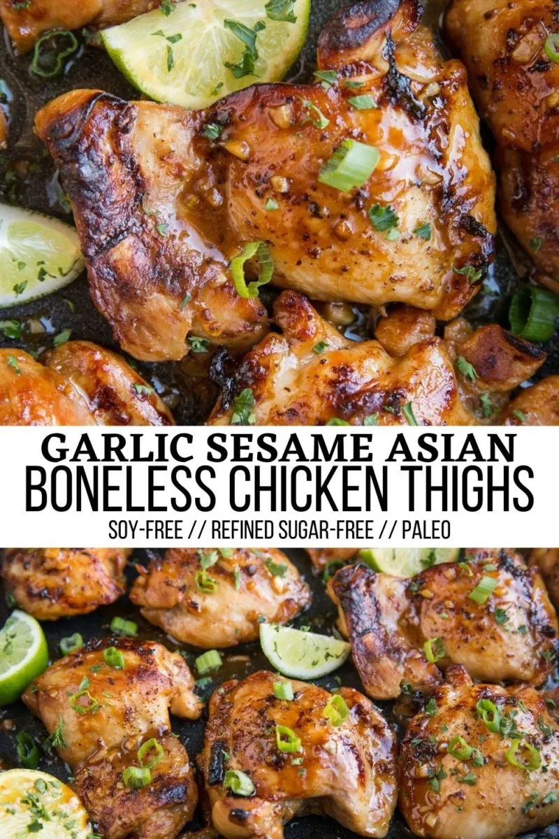 Collage for Asian Chicken Thighs