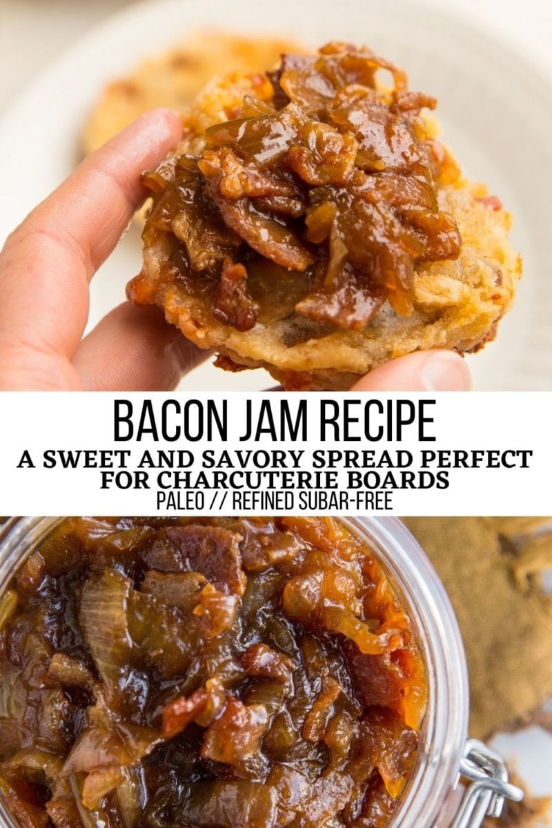 Collage for pinterest for bacon jam