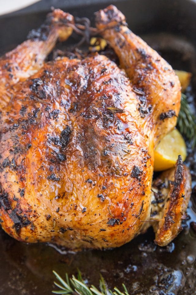 Garlic Butter Roast Chicken The Roasted Root