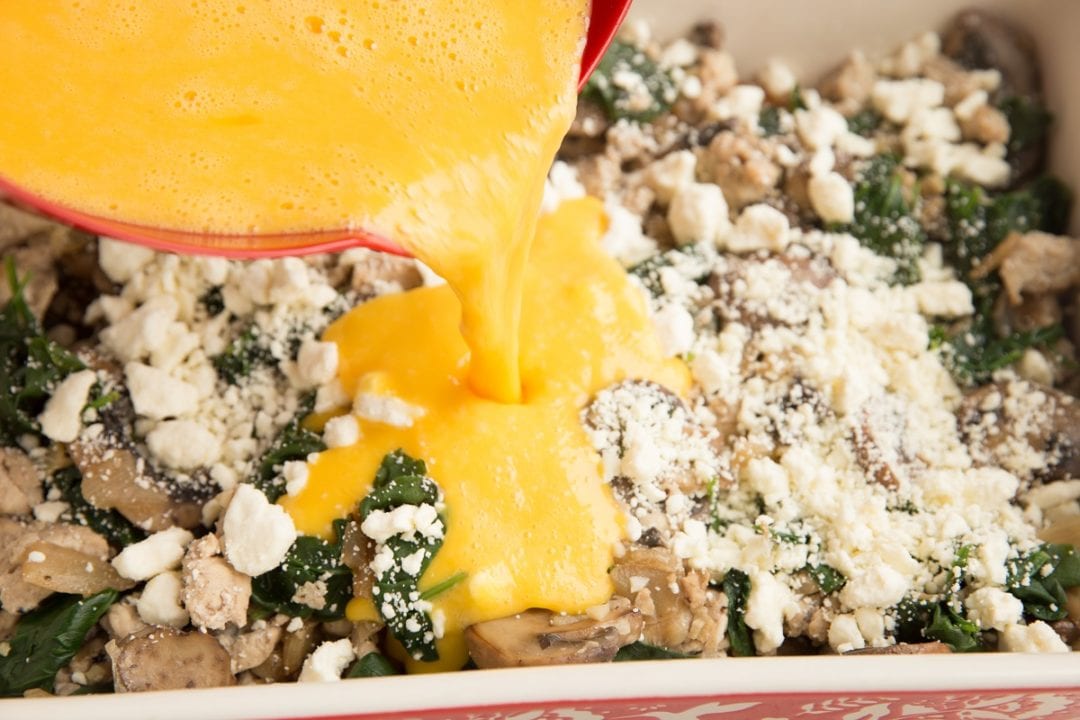 Sausage and Mushroom Breakfast Casserole The Roasted Root