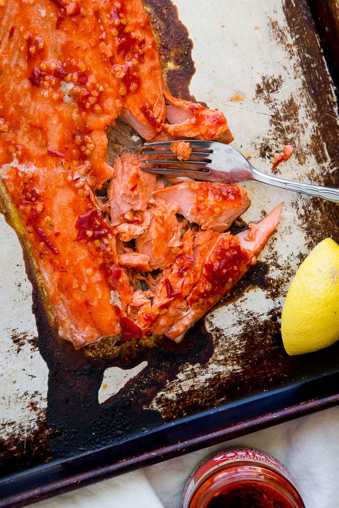 Harissa Roasted Salmon