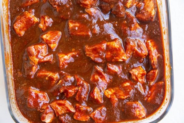 pork marinated in chile sauce